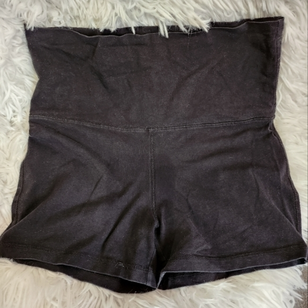 Hi rise stretch mini short